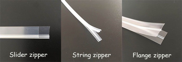 plastic zipper kinds