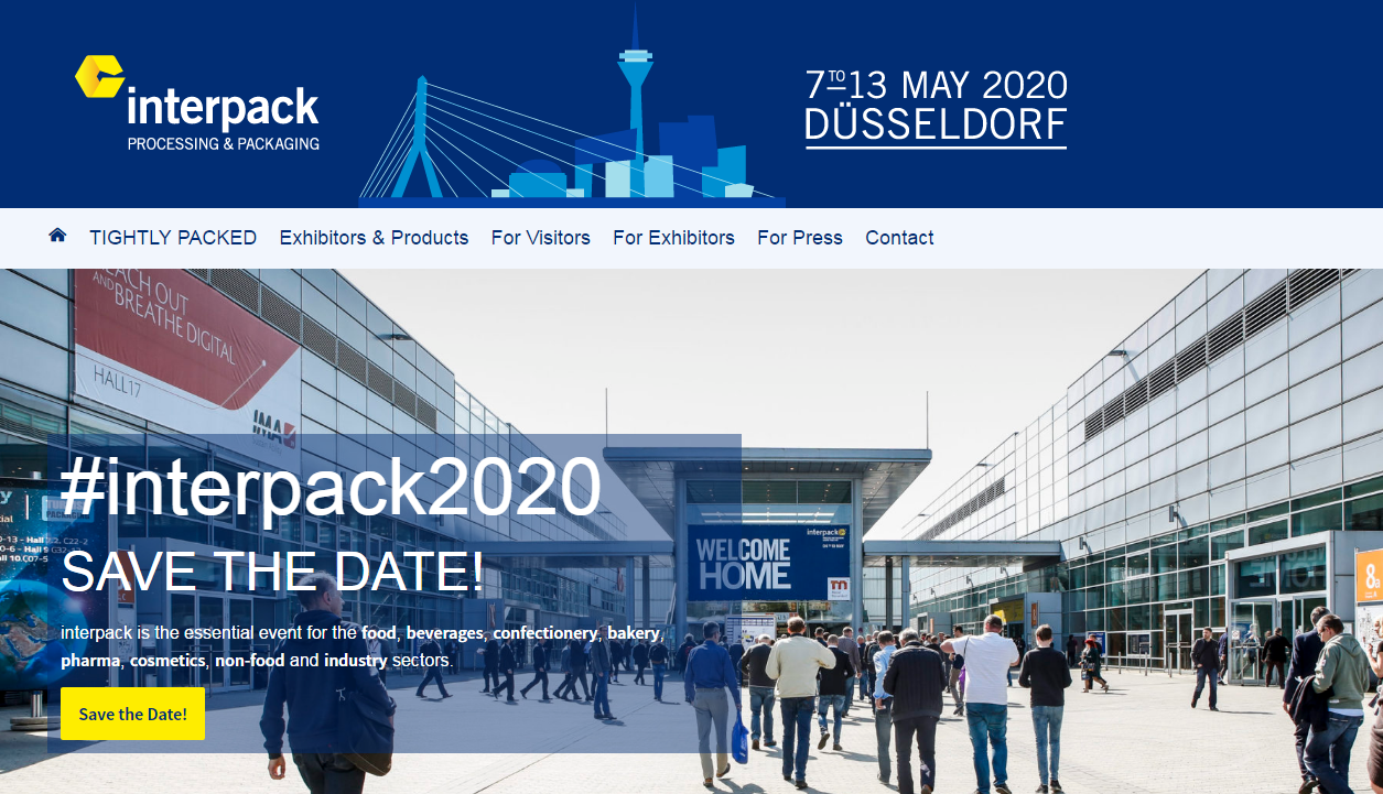 Exposição Interpack 2020 da Alemanha