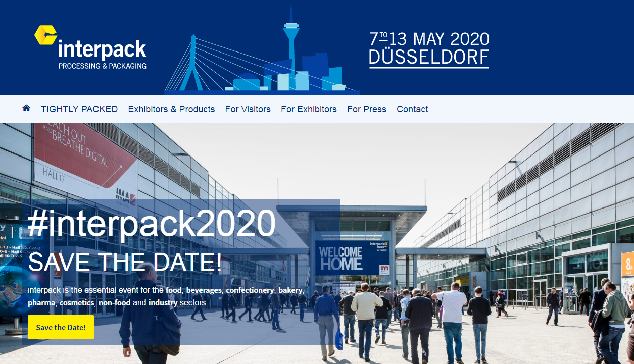 Германия Выставка Interpack 2020